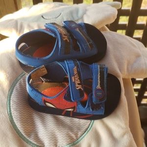 Kids spiderman sandals